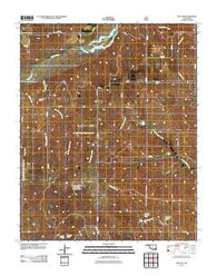 Roll SE Oklahoma Historical topographic map, 1:24000 scale, 7.5 X 7.5 Minute, Year 2011