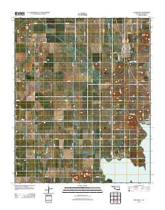 Roosevelt Oklahoma Historical topographic map, 1:24000 scale, 7.5 X 7.5 Minute, Year 2012