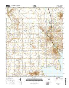 Roosevelt Oklahoma Current topographic map, 1:24000 scale, 7.5 X 7.5 Minute, Year 2016