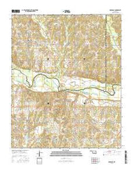 Rosedale Oklahoma Current topographic map, 1:24000 scale, 7.5 X 7.5 Minute, Year 2016