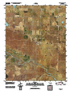 Rosston Oklahoma Historical topographic map, 1:24000 scale, 7.5 X 7.5 Minute, Year 2010