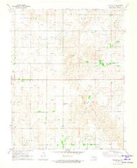 Rosston SE Oklahoma Historical topographic map, 1:24000 scale, 7.5 X 7.5 Minute, Year 1971