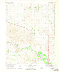 Rosston Oklahoma Historical topographic map, 1:24000 scale, 7.5 X 7.5 Minute, Year 1971