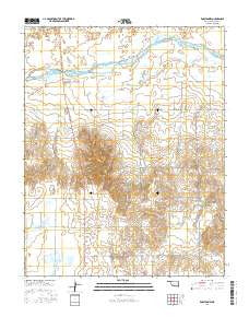 Rosston NW Oklahoma Current topographic map, 1:24000 scale, 7.5 X 7.5 Minute, Year 2016