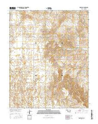 Rosston SE Oklahoma Current topographic map, 1:24000 scale, 7.5 X 7.5 Minute, Year 2016