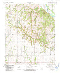 Rough Creek Oklahoma Historical topographic map, 1:24000 scale, 7.5 X 7.5 Minute, Year 1985