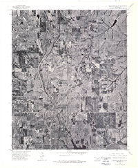 Rush Springs SW Oklahoma Historical topographic map, 1:24000 scale, 7.5 X 7.5 Minute, Year 1975