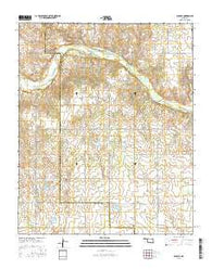 Russell Oklahoma Current topographic map, 1:24000 scale, 7.5 X 7.5 Minute, Year 2016