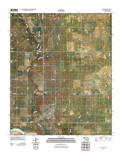 Ryan Oklahoma Historical topographic map, 1:24000 scale, 7.5 X 7.5 Minute, Year 2011