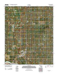 Ryan Oklahoma Historical topographic map, 1:24000 scale, 7.5 X 7.5 Minute, Year 2012