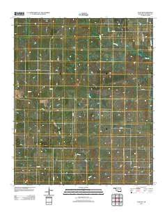 Ryan SE Oklahoma Historical topographic map, 1:24000 scale, 7.5 X 7.5 Minute, Year 2012