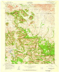 Saddle Mountain Oklahoma Historical topographic map, 1:24000 scale, 7.5 X 7.5 Minute, Year 1956