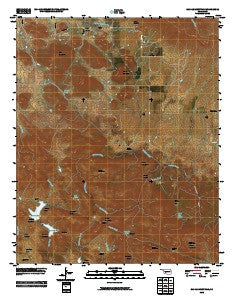 Saddle Mountain Oklahoma Historical topographic map, 1:24000 scale, 7.5 X 7.5 Minute, Year 2010