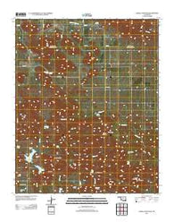 Saddle Mountain Oklahoma Historical topographic map, 1:24000 scale, 7.5 X 7.5 Minute, Year 2012