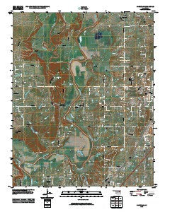Sageeyah Oklahoma Historical topographic map, 1:24000 scale, 7.5 X 7.5 Minute, Year 2010