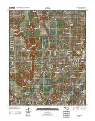 Sageeyah Oklahoma Historical topographic map, 1:24000 scale, 7.5 X 7.5 Minute, Year 2012