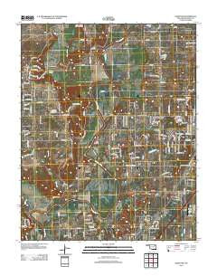 Sageeyah Oklahoma Historical topographic map, 1:24000 scale, 7.5 X 7.5 Minute, Year 2012