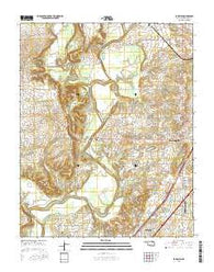 Sageeyah Oklahoma Current topographic map, 1:24000 scale, 7.5 X 7.5 Minute, Year 2016