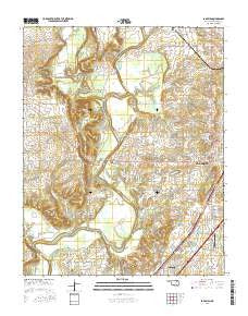 Sageeyah Oklahoma Current topographic map, 1:24000 scale, 7.5 X 7.5 Minute, Year 2016