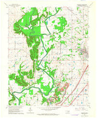 Sageeyah Oklahoma Historical topographic map, 1:24000 scale, 7.5 X 7.5 Minute, Year 1963