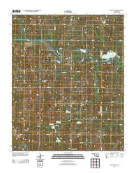 Saint Louis Oklahoma Historical topographic map, 1:24000 scale, 7.5 X 7.5 Minute, Year 2012