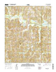 Saint Louis Oklahoma Current topographic map, 1:24000 scale, 7.5 X 7.5 Minute, Year 2016