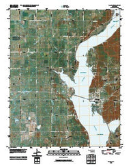Salina Oklahoma Historical topographic map, 1:24000 scale, 7.5 X 7.5 Minute, Year 2010