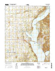 Salina Oklahoma Current topographic map, 1:24000 scale, 7.5 X 7.5 Minute, Year 2016