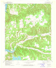Salina SE Oklahoma Historical topographic map, 1:24000 scale, 7.5 X 7.5 Minute, Year 1971