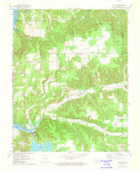 Salina SE Oklahoma Historical topographic map, 1:24000 scale, 7.5 X 7.5 Minute, Year 1971