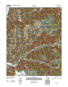 Salina SE Oklahoma Historical topographic map, 1:24000 scale, 7.5 X 7.5 Minute, Year 2012