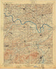 Sallisaw Oklahoma Historical topographic map, 1:125000 scale, 30 X 30 Minute, Year 1911