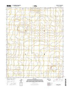 Sampsel Lake Oklahoma Current topographic map, 1:24000 scale, 7.5 X 7.5 Minute, Year 2016