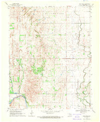 Sand Creek Oklahoma Historical topographic map, 1:24000 scale, 7.5 X 7.5 Minute, Year 1969