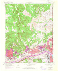 Sand Springs Oklahoma Historical topographic map, 1:24000 scale, 7.5 X 7.5 Minute, Year 1956