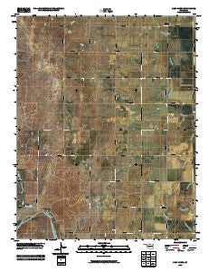 Sand Creek Oklahoma Historical topographic map, 1:24000 scale, 7.5 X 7.5 Minute, Year 2009