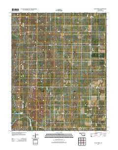 Sand Creek Oklahoma Historical topographic map, 1:24000 scale, 7.5 X 7.5 Minute, Year 2012