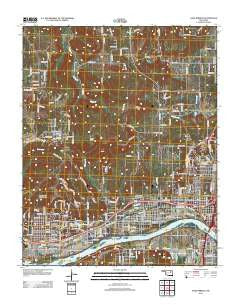 Sand Springs Oklahoma Historical topographic map, 1:24000 scale, 7.5 X 7.5 Minute, Year 2012