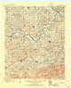 Sans Bois Oklahoma Historical topographic map, 1:125000 scale, 30 X 30 Minute, Year 1909