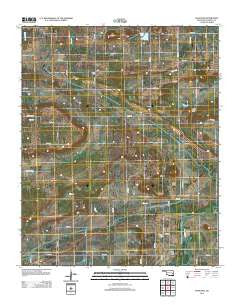 Sans Bois Oklahoma Historical topographic map, 1:24000 scale, 7.5 X 7.5 Minute, Year 2012