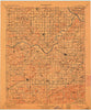 Sansbois Oklahoma Historical topographic map, 1:125000 scale, 30 X 30 Minute, Year 1911