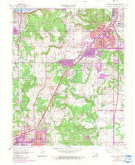 Sapulpa North Oklahoma Historical topographic map, 1:24000 scale, 7.5 X 7.5 Minute, Year 1956