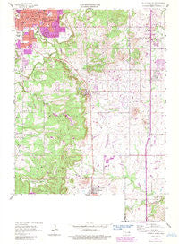 Sapulpa South Oklahoma Historical topographic map, 1:24000 scale, 7.5 X 7.5 Minute, Year 1958