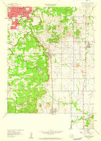 Sapulpa South Oklahoma Historical topographic map, 1:24000 scale, 7.5 X 7.5 Minute, Year 1958