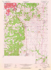 Sapulpa South Oklahoma Historical topographic map, 1:24000 scale, 7.5 X 7.5 Minute, Year 1958