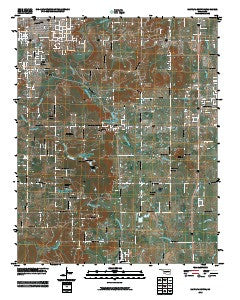 Sapulpa South Oklahoma Historical topographic map, 1:24000 scale, 7.5 X 7.5 Minute, Year 2010