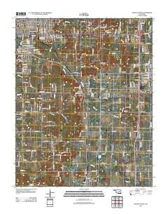 Sapulpa South Oklahoma Historical topographic map, 1:24000 scale, 7.5 X 7.5 Minute, Year 2013