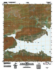 Sardis Oklahoma Historical topographic map, 1:24000 scale, 7.5 X 7.5 Minute, Year 2010