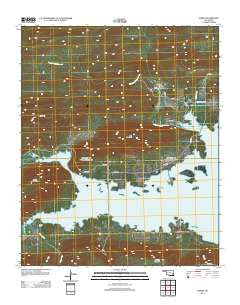 Sardis Oklahoma Historical topographic map, 1:24000 scale, 7.5 X 7.5 Minute, Year 2013