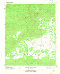 Sardis Oklahoma Historical topographic map, 1:24000 scale, 7.5 X 7.5 Minute, Year 1971